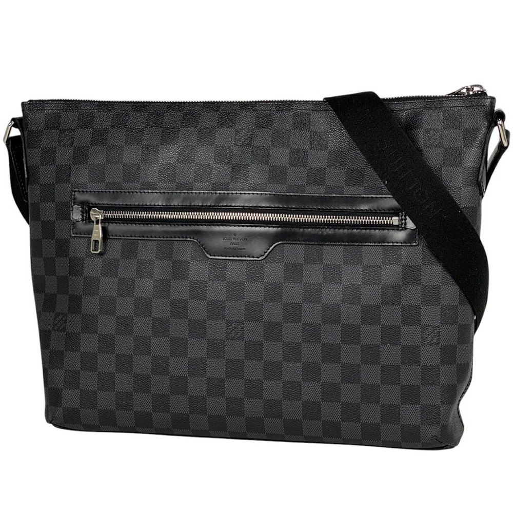 Louis Vuitton Mick Shoulder Bag Damier Graphite Black